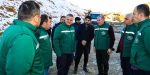 Narman Şehitler Barajı'nda çalışmalar devam ediyor