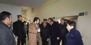 Başkan Sayan otobüs terminali esnafını ziyaret etti