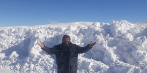 Malatya'da çiftçilerden kar sevinci