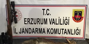 Erzurum'da dağ keçisi avlayan kişiye 60 bin lira ceza kesildi
