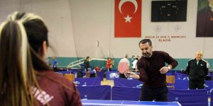 Elazığ Belediyesi masa tenisi turnuvasında sona gelindi