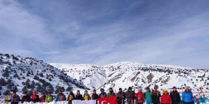Erzincan'da dağ kayağı temel seviye eğitimi tamamlandı