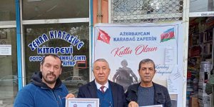 Ünsal'dan Baydar ve Agayev'e teşekkür belgesi