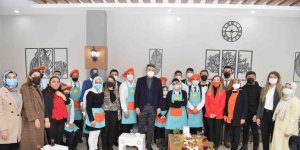 Erzurum'da 'üreten özel çocuklar mutlu kafe' açıldı