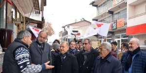 TDP heyeti Tercan'da esnafla bir araya geldi