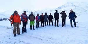 Eksi 25 derece soğukta Artos Dağı'na tırmandılar