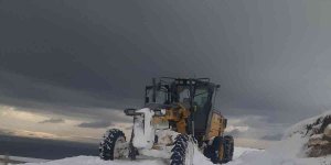 Tuşba'da karla mücadele çalışmaları aralıksız sürüyor