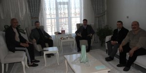 Malazgirt ve Bulanık kaymakamlarından belediye başkanına "geçmiş olsun" ziyareti