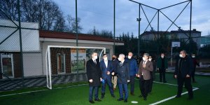 Vali Baruş ve Başkan Çınar, yatırımları incelediler