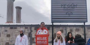 Okullar arası kayak sporları yarışmasında Bilge Koleji damgasını vurdu