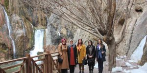 Protokol eşleri Darende'yi beğendi