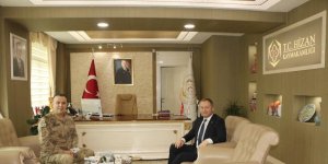 Tuğgeneral Güven'den Kaymakam Yelek'e ziyaret