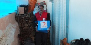 Türk Kızılay Keban'da 2021'de 300 aileye gıda yardımı yaptı