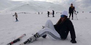 Abalı Kayak Merkezine yoğun ilgi