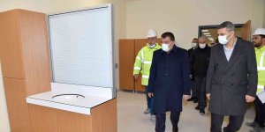 Başkan Gürkan Yeni Devlet Hastanesi inşaatında inceleme yaptı