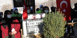 Şehit kahraman polis Fethi Sekin, vefatının 5'inci senesinde kabri başında anıldı