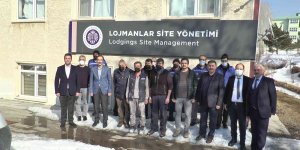 Atatürk Üniversitesi lojman site yönetimi işçilerine yönelik basın açıklaması yapıldı