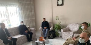 Kaymakam Savar'dan şehit ve gazi ailelerine ziyaret