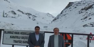 Bahçesaray Dikmetaş yolu ulaşıma açıldı