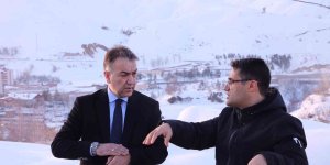 Vali Çağatay, çığ tehlikesi olan mahallede incelemelerde bulundu