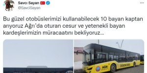 Başkan Sayan: "10 kadın kaptan arıyoruz"