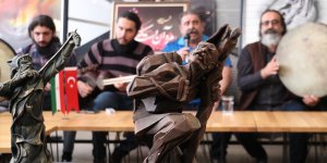 İranlı ressam ve heykeltıraşların eserleri Erzurum'daki buz müzesinde sergilendi