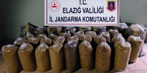 Elazığ'da 215 kilogram kaçak tütün ele geçirildi