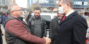 Türkiye Değişim Partisi Genel Başkanı Sarıgül, Iğdır'da esnafı ziyaret etti