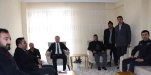 Kaymakam Yelek'ten şehit ailesine ziyaret