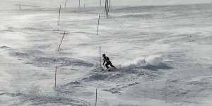 Erzurum'daki ÜNİLİG Alp Disiplini Türkiye Şampiyonası tamamlandı