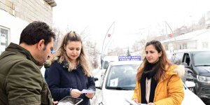 Çatak'ta ilk kez direksiyon sınavı yapıldı