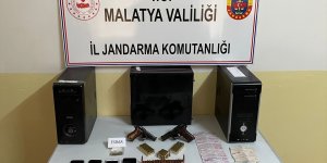 Malatya'da yasa dışı bahis operasyonunda 4 zanlı gözaltına alındı