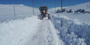Kars'ta kar nedeniyle kapanan 58 köy yolundan 42'si açıldı