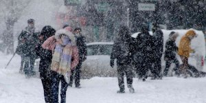 Erzincan güne kar yağışıyla uyandı