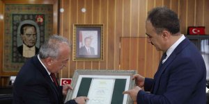 Başsavcı Tuncel'den Rektör Çomaklı'ya tebrik ziyareti