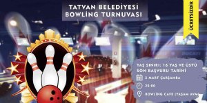 Tatvan Belediyesinden bowling turnuvası
