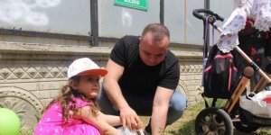 Bingöl'de çocuklar fidan dikti