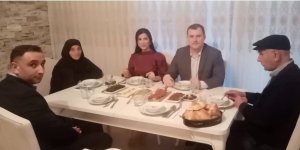 Kaymakam Yılmazer şehit ailesiyle iftar açtı