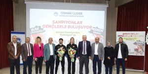 Budapeşte şampiyonları Battalgazi'deki gençlerle buluştu