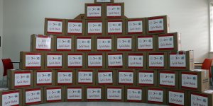 Ağrı'da öğrencilerin hazırladığı gıda kolileri ihtiyaç sahiplerine ulaştırılıyor