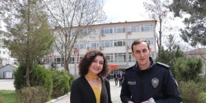 Öğrencilerden polislere ziyaret