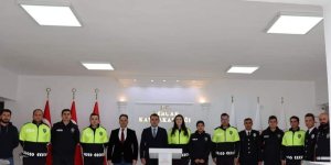 Polis teşkilatından kaymakama ziyaret