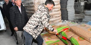 Sarıkamış'ta 360 çiftçiye buğday tohumu dağıtıldı