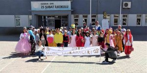 İspir'de 25 Şubat İlkokulu öğrencilerinden anlamlı etkinlik