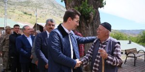 Genç Kaymakamı Kaptanoğlu, vatandaşlarla bir araya geldi