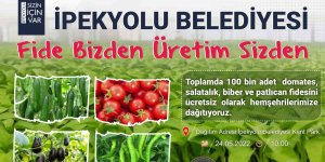 İpekyolu Belediyesinden vatandaşa ücretsiz sebze fidesi desteği