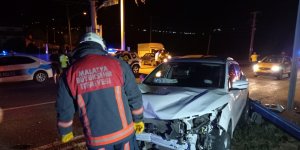 Malatya'da iki otomobilin çarpıştığı kazada 7 kişi yaralandı