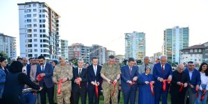 Yeşilyurt'ta Şehit Semih Özbey Parkı'nın açılışında duygusal anlar
