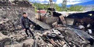 Erzurum'da çıkan yangında iki evden biri kullanılamaz hale geldi