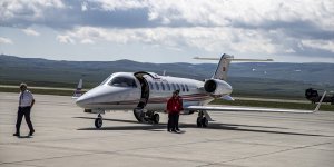 Kars'ta kalp hastası iki günlük bebek ambulans uçakla İstanbul'a nakledildi